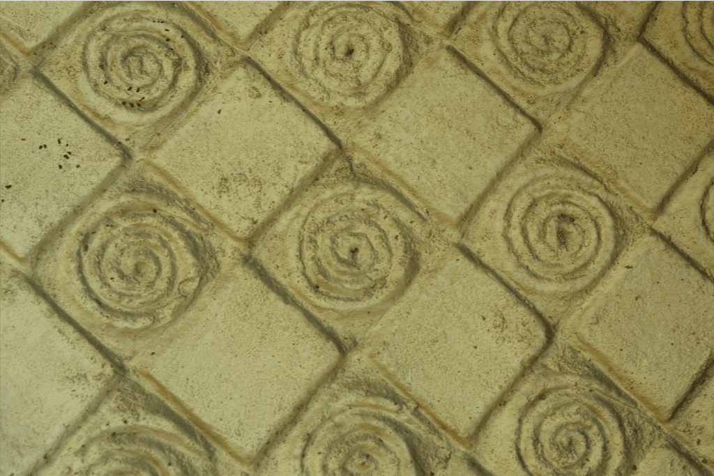 Decorative concrete surface
